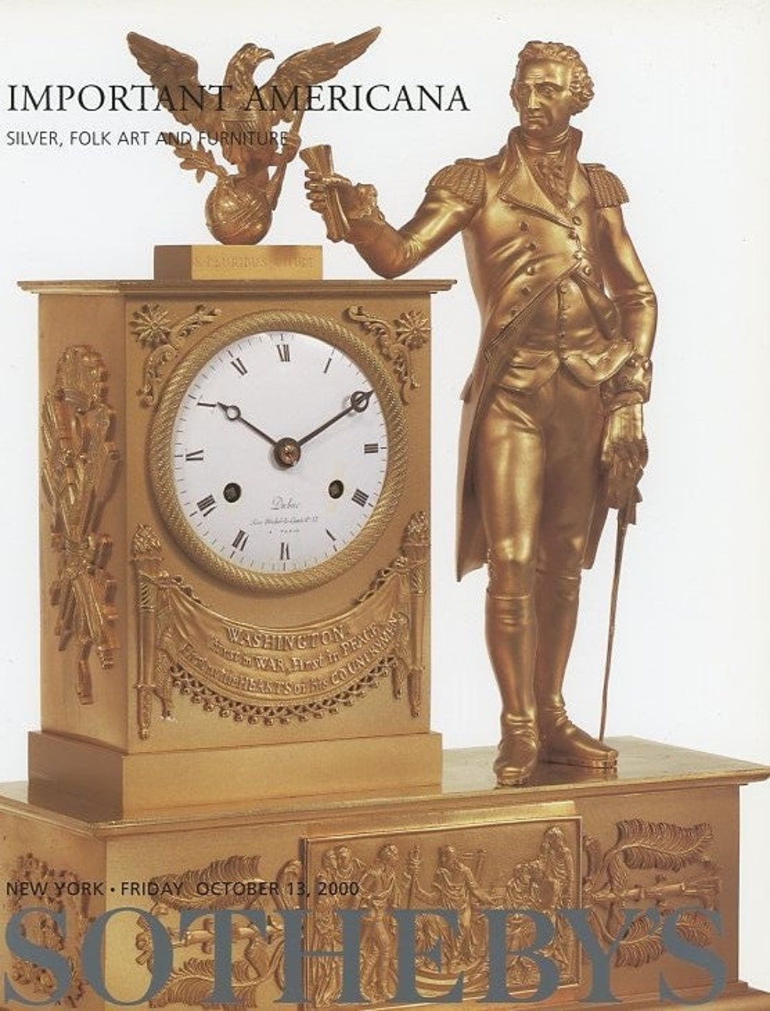 Sotheby's Catalog Important Americana Silver, Folk Art and Furniture ...