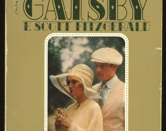 The Great Gatsby by F. Scott Fitzgerald Bantam Books, 1974 First Tie-In Edition for the 1974 Movie Vintage Paperback