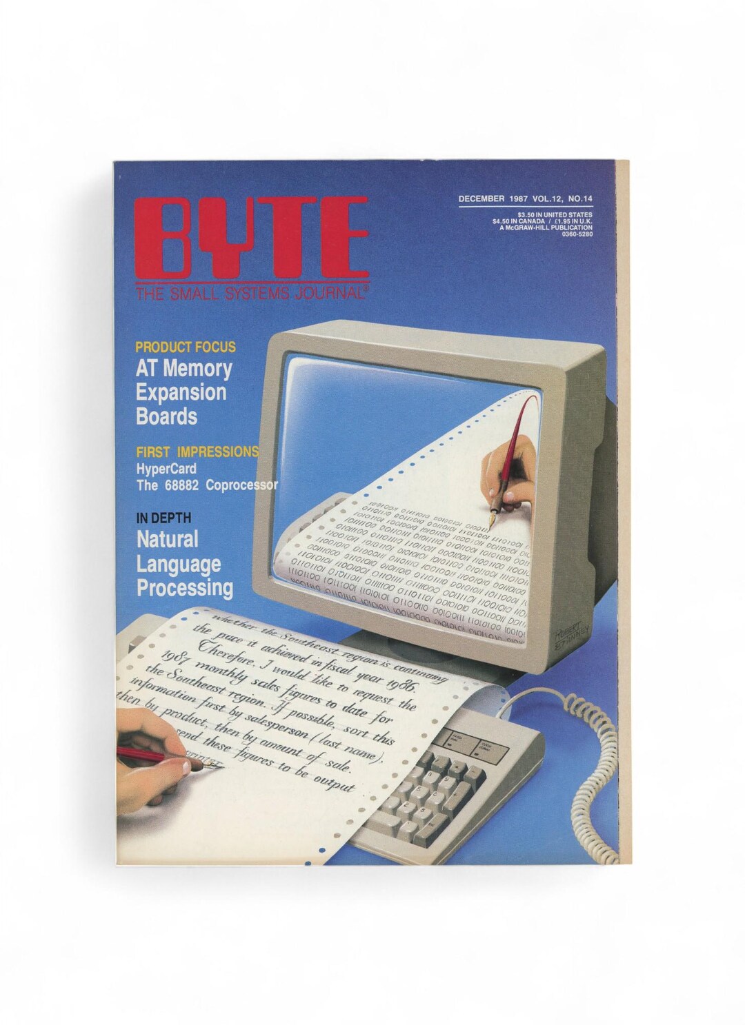 BYTE Magazine the Small Systems Journal December 1987 Natural Language ...