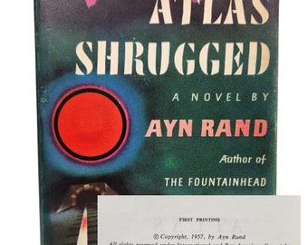 First Edition 1st Printing Atlas Shrugged by Ayn Rand 1957