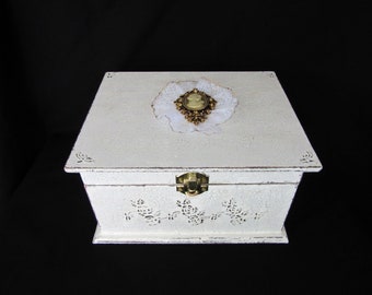 Sewing Box/ keepsake/jewelry box/
