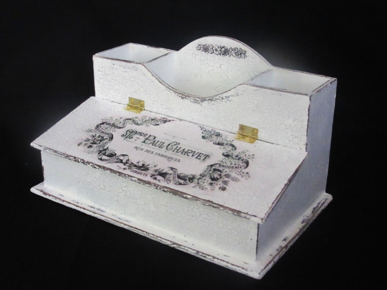 Shabby desk organizer image 1