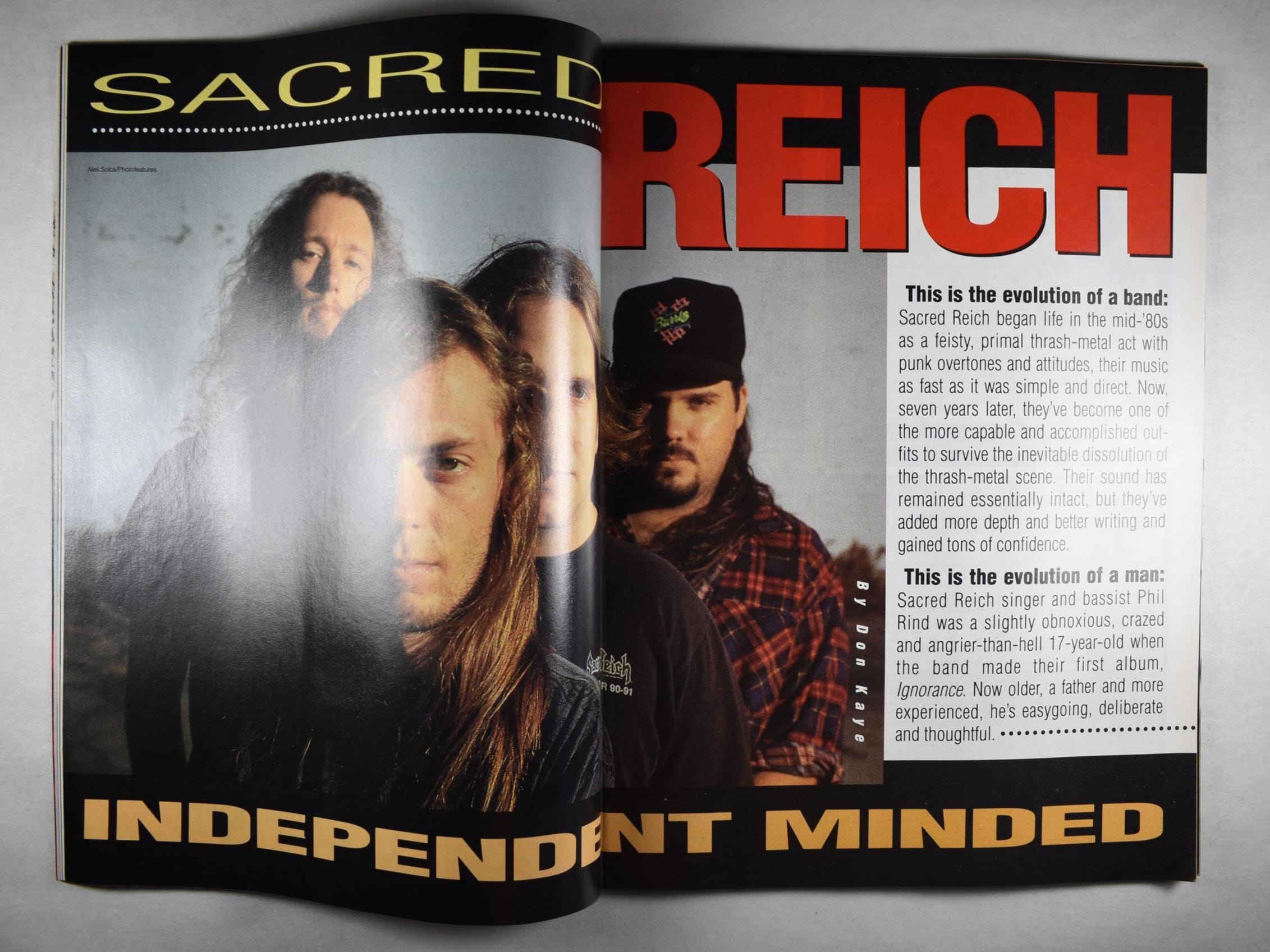 Steven R Mattes Rip Rip Magazine July 1993 Steven Tyler Aerosmith Iron Maiden POSTER ...