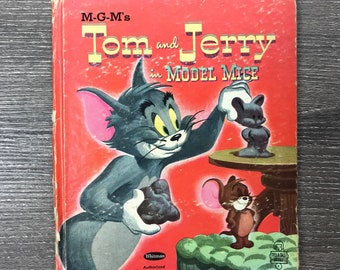 Vintage Childrens Book Tom And Jerry In Model Mice