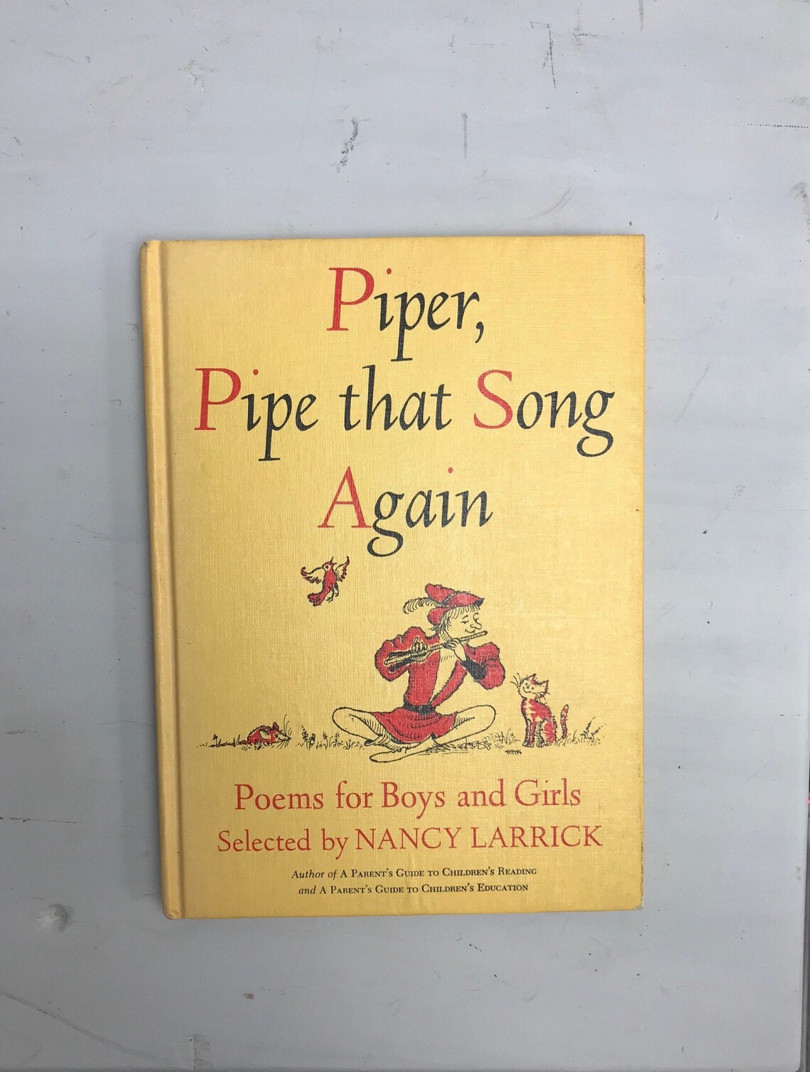 Vintage 1965 Children's Poetry Book Piper Pipe That Etsy