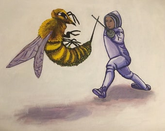 Bee Fencing Beekeeper