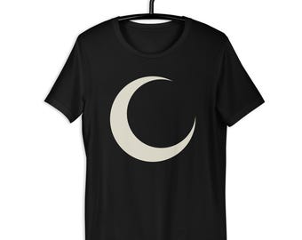 Crescent Moon Shirt | Occult Streetwear | Lunar Symbol & Witchcraft