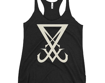 Sigil of Lucifer Racerback Tank Top | Occult Streetwear | Grimorium Verum