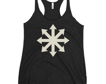 Chaos Star Racerback Tank Top | Occult Streetwear | Moorcock & Chaos Magic