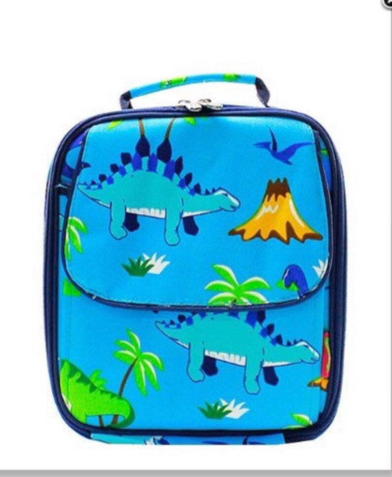 dinosaur insulated lunch bag