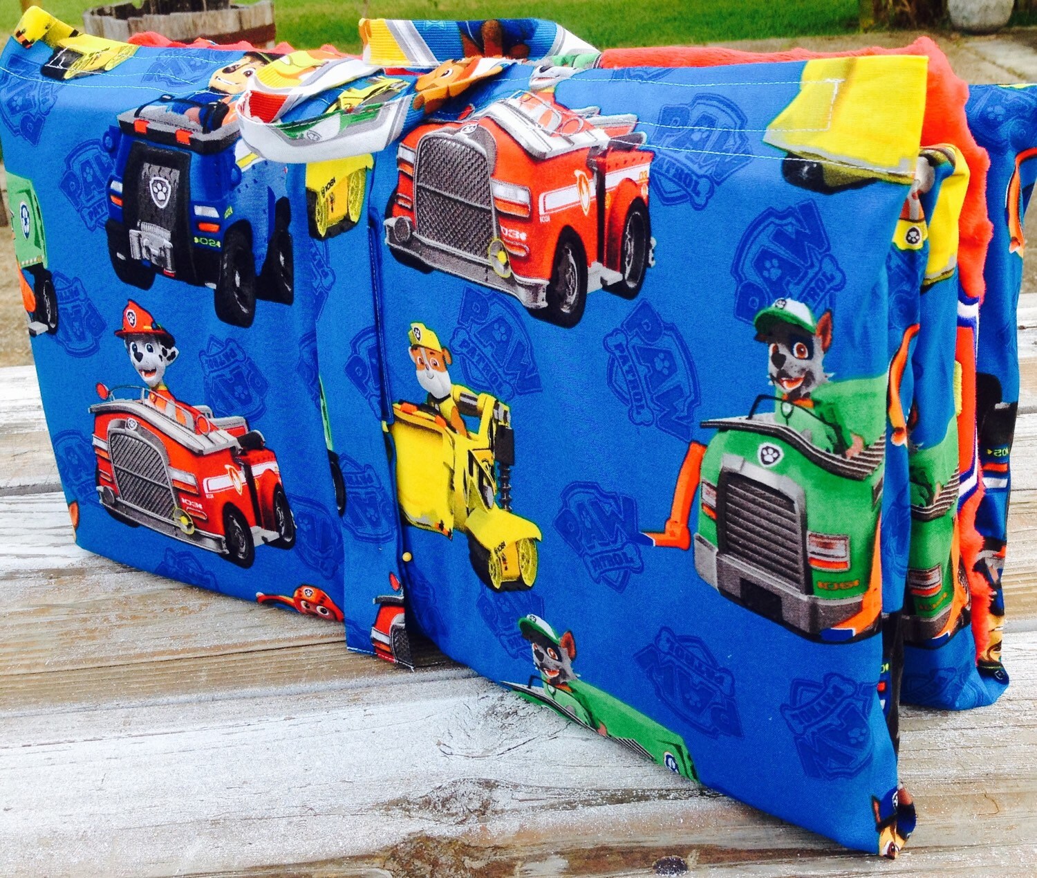 Personalized Paw Patrol Nap Mat Cover Etsy