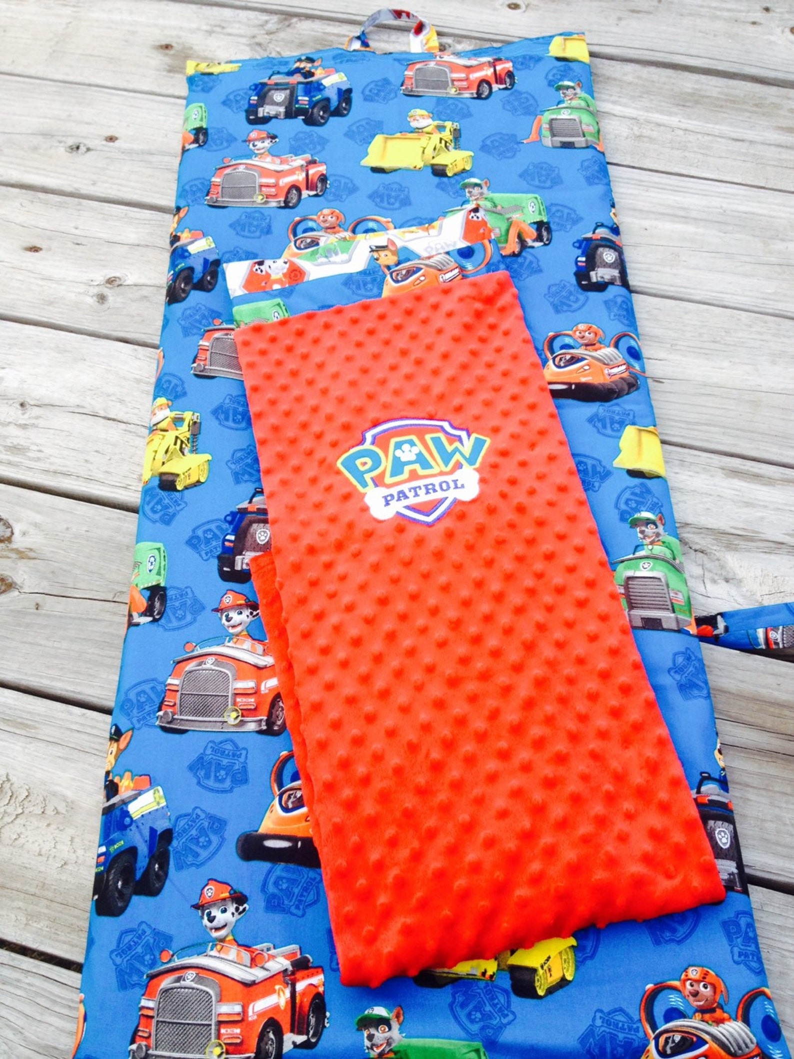 Personalized Paw Patrol Nap Mat Cover Etsy