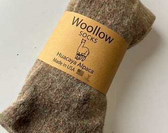 Alpaca Boot Socks: Extra Thick Full Cushion Hiking Socks
