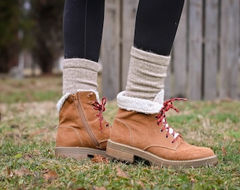 Cozy Alpaca Crew Socks – Warm, Soft & Durable Winter Comfort