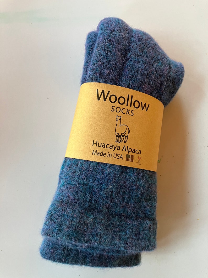 Super Soft Blue Alpaca Socks,alpaca Socks for Women/men, Hiking Socks ...