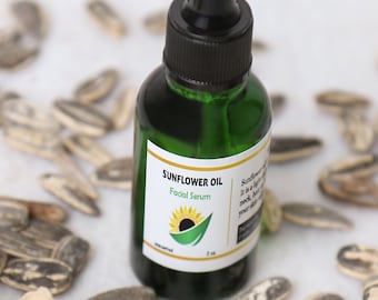 Suero de aceite de girasol: humectante natural para rostro y piel que aporta hidratación y luminosidad.