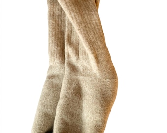 Alpaca Edema Crew Socks – Soft, Non-Binding Support Socks for Swelling & Circulation