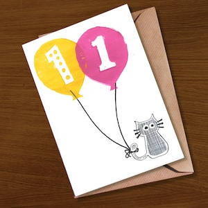 Carte d'anniversaire de 11 ans | carte pour 11 ans | 11 ans | Carte pour amoureux des chats | Carte pour amoureux des chiens | mignon | cartes d'âge