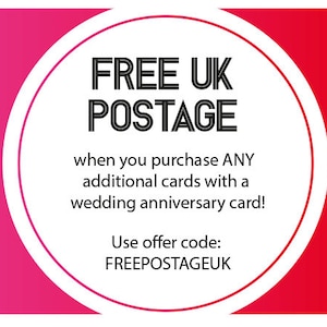 10th wedding anniversary card - personalised | 10 years married | Handmade tenth anniversary card | Personalized husband wife card |initials image 8