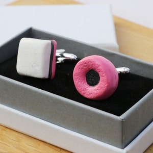 6th wedding anniversary gift - cufflinks SWEETS | Novelty sweet cufflinks | liquorice all sorts | candy cufflinks | married 6 years | cute