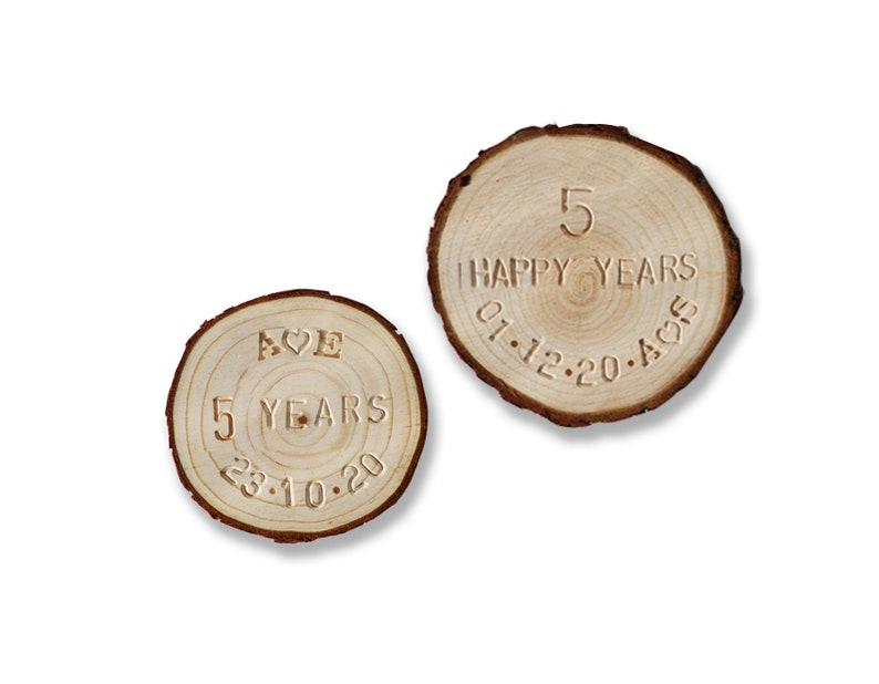 5th Anniversary Wood UNFRAMED 5th anniversary present husband wife fifth wedding anniversary gift Married 5 years gift