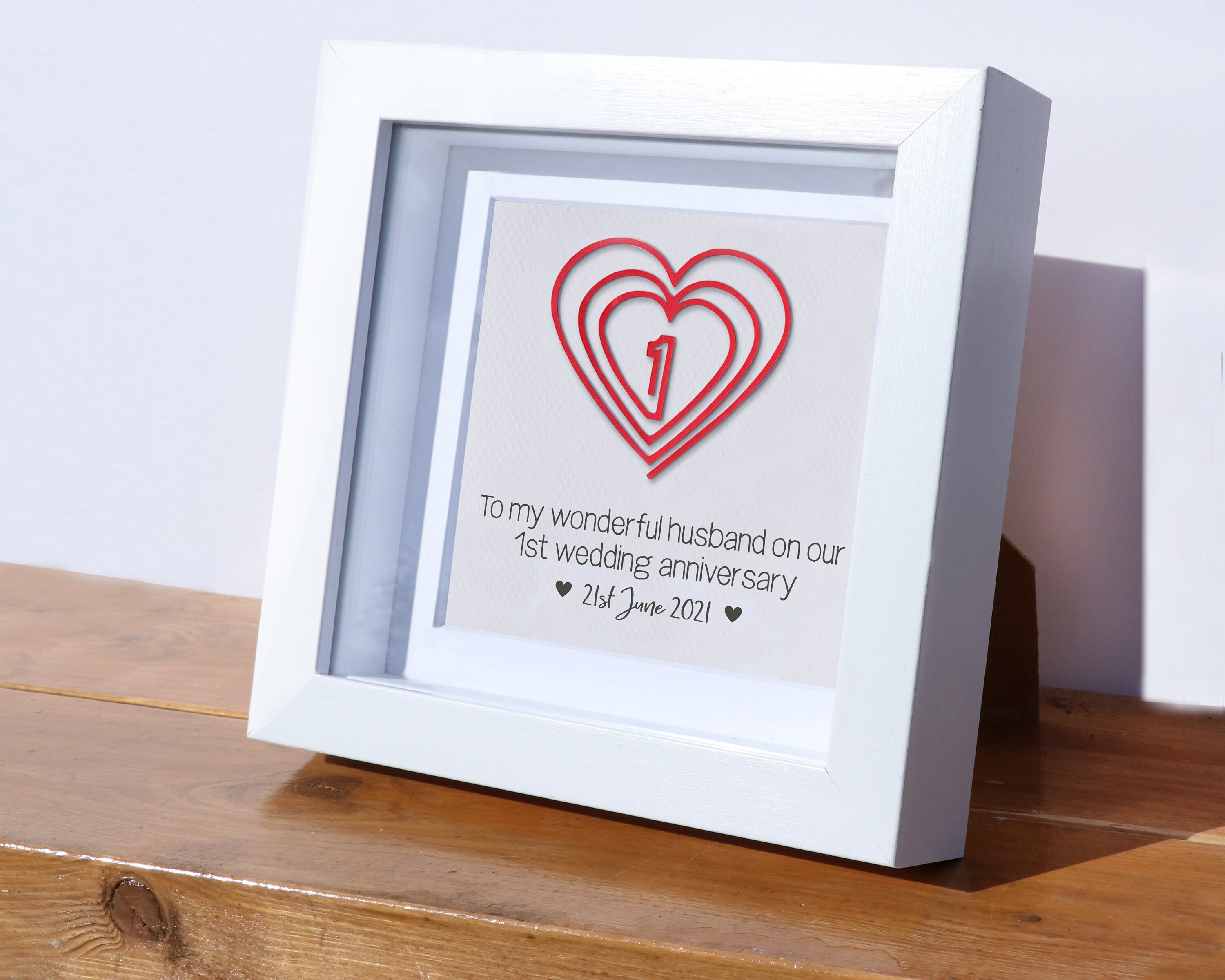 1. Hochzeitstag Geschenk verheiratet 1 Jahr Geschenk Etsy