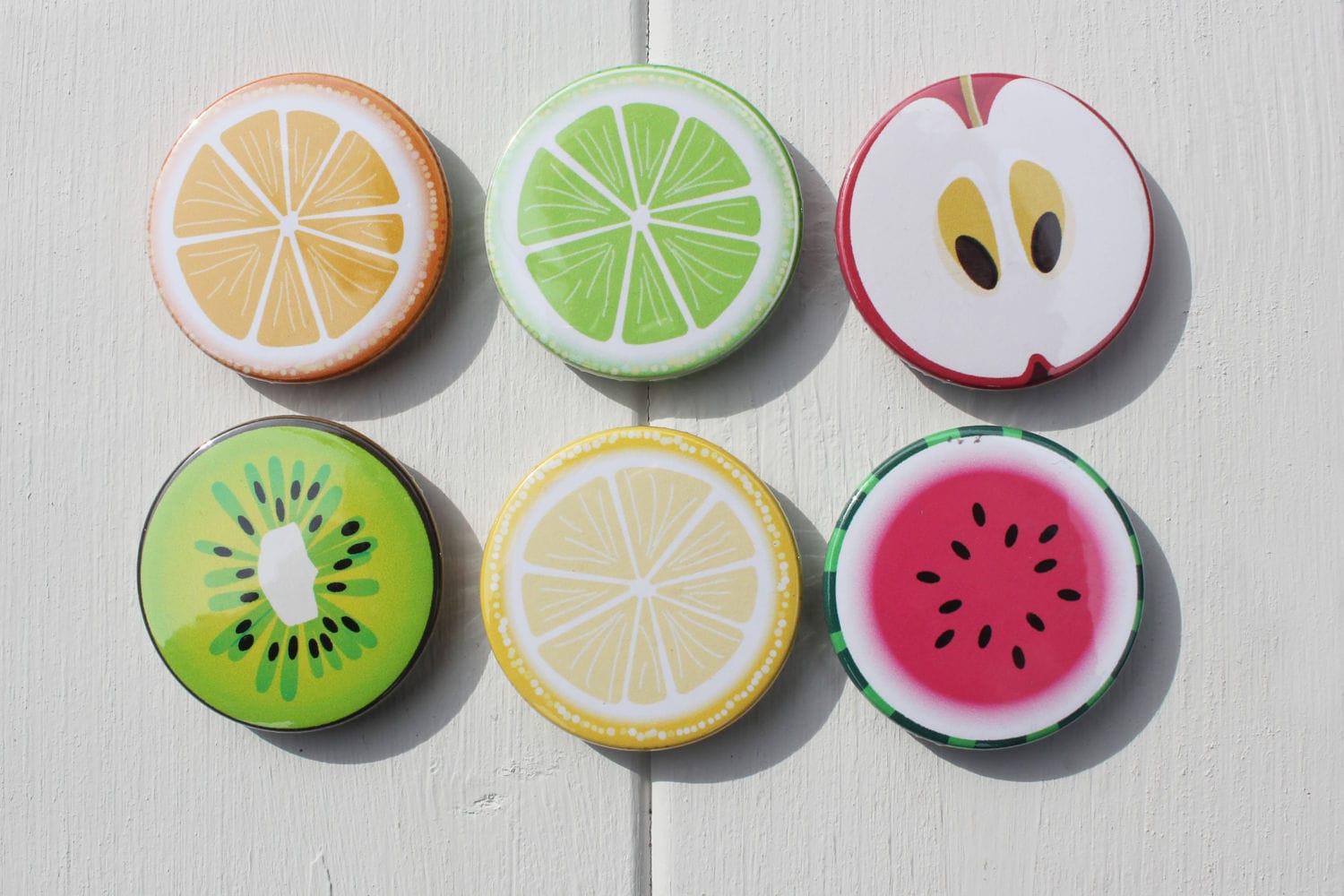Fruit Fridge Kitchen Decor Set 6 Etsy UK
