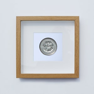 Regalo personalizzato per il 10° anniversario di matrimonio - Latta / Latta incorniciata / Materiale tradizionale / Sposati da 10 anni / Decimo / Regalo per il 10° anniversario