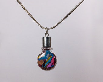 Crayon Box Tassel Necklace-Rainbow Necklace-Back to School-Pencil Necklace-Baby-Toddler-Girls