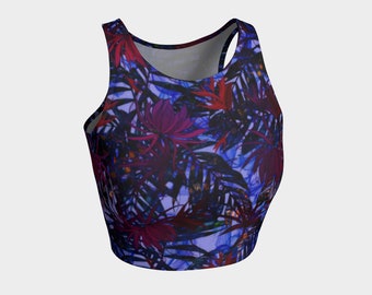 Garden Eclipse Christalle Athletic Crop Top