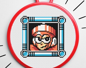 8 ビット ロックマン クロスステッチ パターン - Etsy 日本