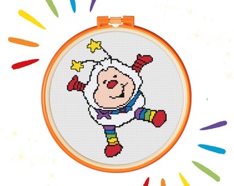 Patrón de punto de cruz de Twink Sprite ~ Dibujos animados Rainbow Brite de los años 80 ~ Descarga instantánea en PDF