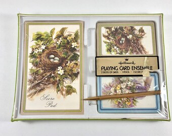 matchbooks bridge tallies. Knightsbridge monogram Hostess Set Letter cards
