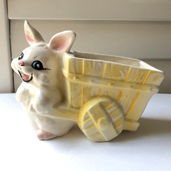Rabbit Planter - Etsy