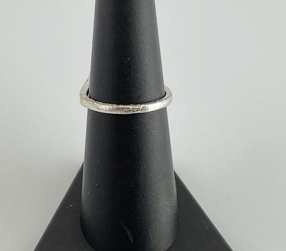 Rustic Opal Ring: Antiqued Silver Boho Ring, Octo… - image 6