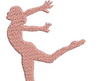 gymnastics embroidery design dance