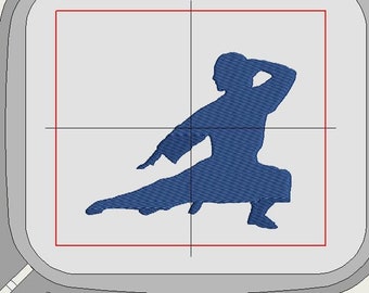 embroidery design sports Karate