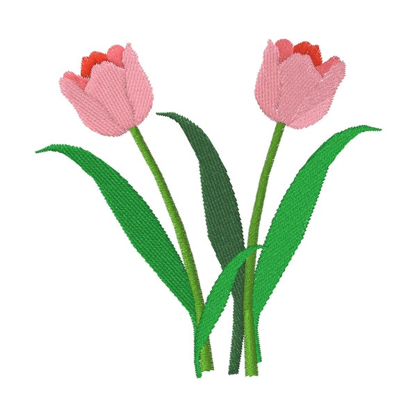 Tulip Embroidery - Etsy