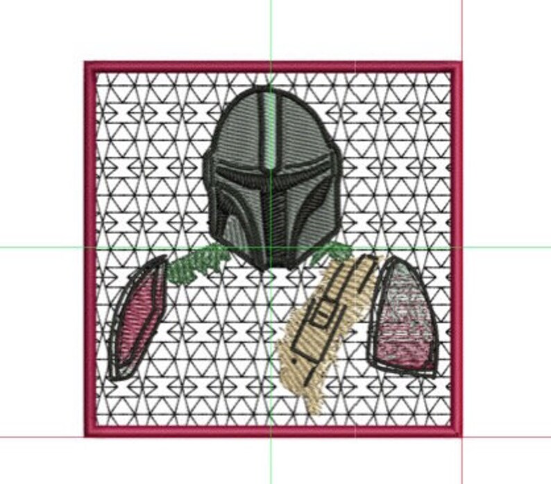 Embroidery Design The Mandalorian Patch  Etsy