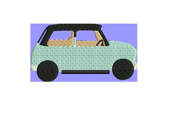 Car simple embroidery design car, 3.87ninches