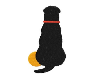 embroidery design dog labrador, see images for size
