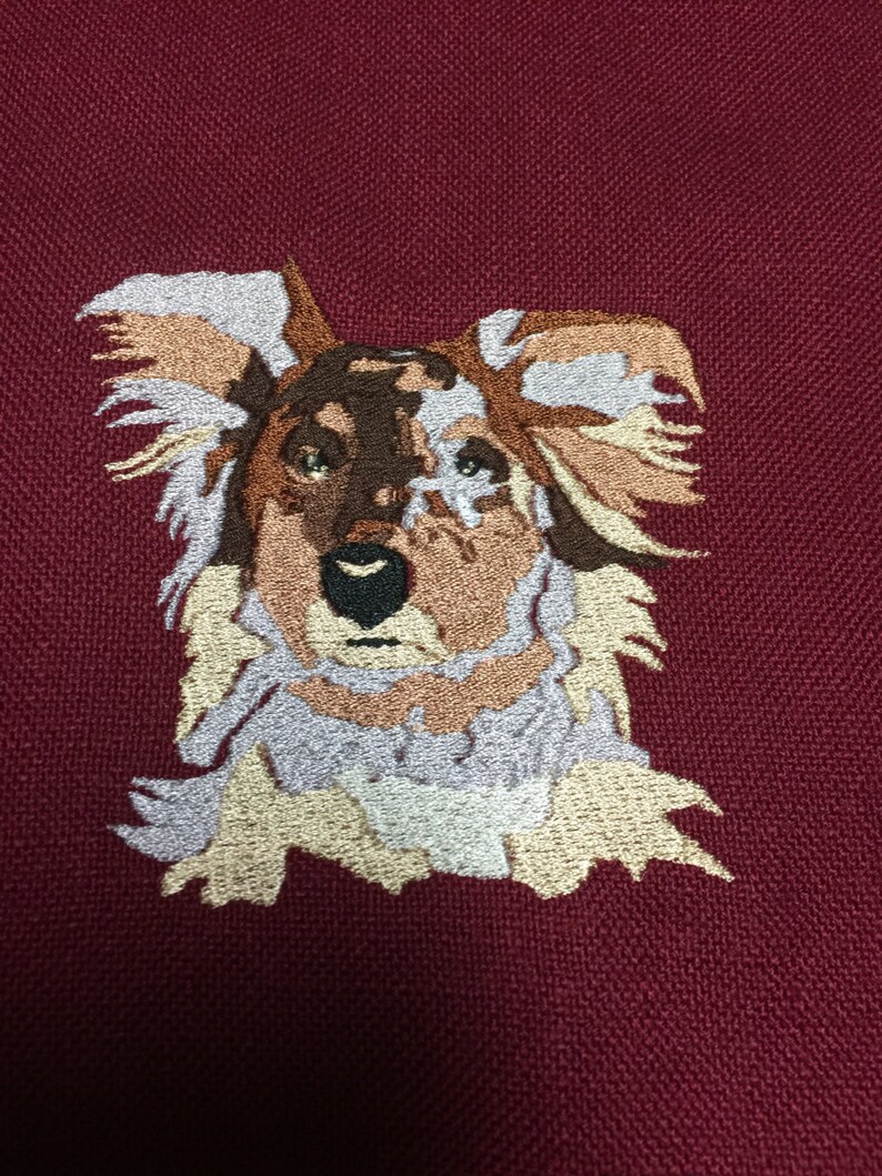 Australian shepherd embroidery design dog  etsy Australian shepherd embroidery design dog  etsy
