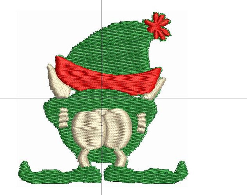 elf embroidery design