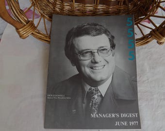 Sarah Coventry The Manager's Digest June 1977 Booklet    Paper, Vintage