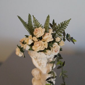 Dollhouse Wedding Planter with Roses