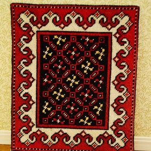 Dollhouse Carpet; Vintage Handmade