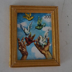 Dollhouse Framed Stamp: St. Francis of Assisi