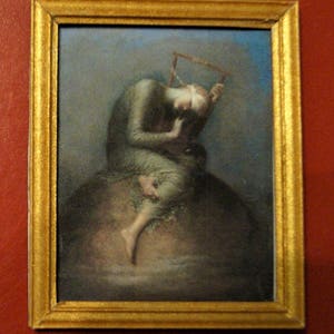 Dollhouse Framed Print: &quot;Hope&quot;--Victorian Icon