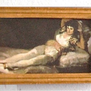 Dollhouse Framed Stamp: Clothed Maja