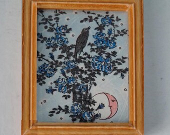 Dollhouse Framed Stamp: Blackbird Singing